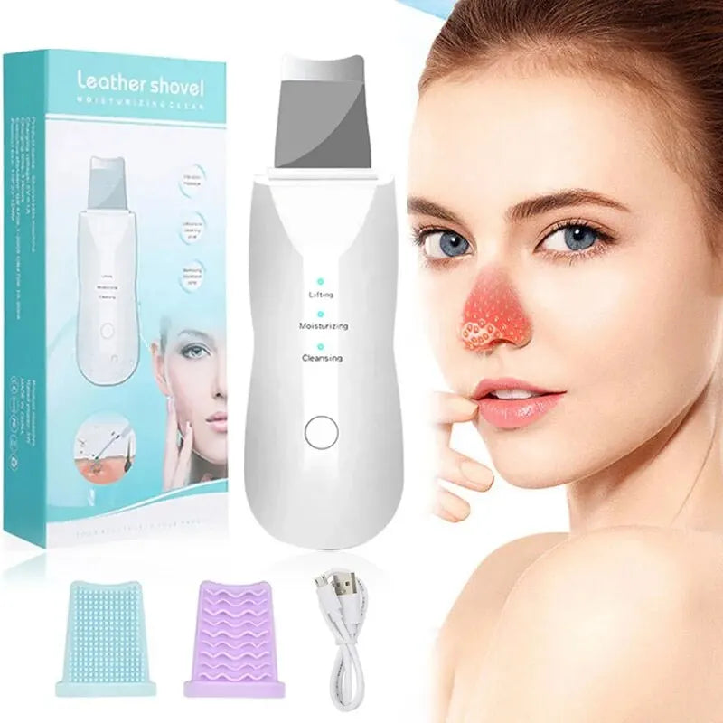 Vibrating deep cleaning for pores and renewing skin