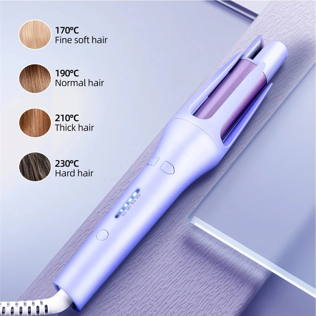 Tinsol 2 in 1 Automatic Hair Curler/Straightener 32MM Auto Rotating